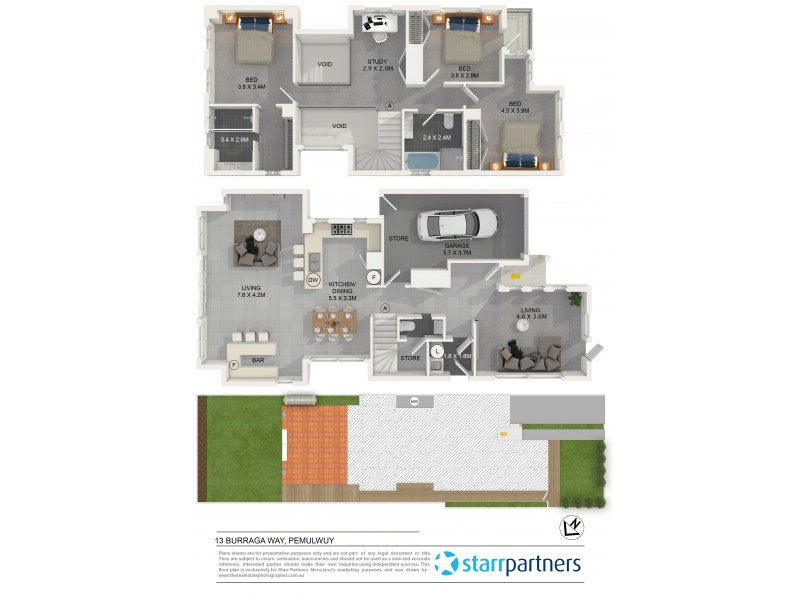 13 Burraga Way, Pemulwuy NSW 2145 Floorplan