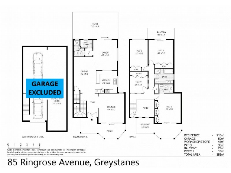 85  Ringrose Ave, Greystanes NSW 2145 Floorplan