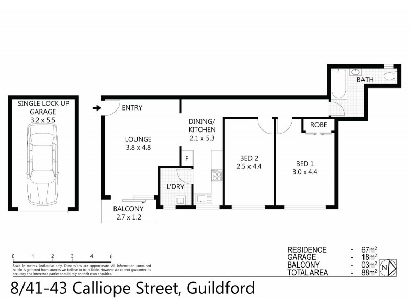 8/41-43 Calliope Street, Guildford NSW 2161