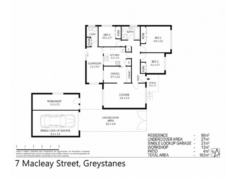 7  Macleay Street, Greystanes NSW 2145 Floorplan