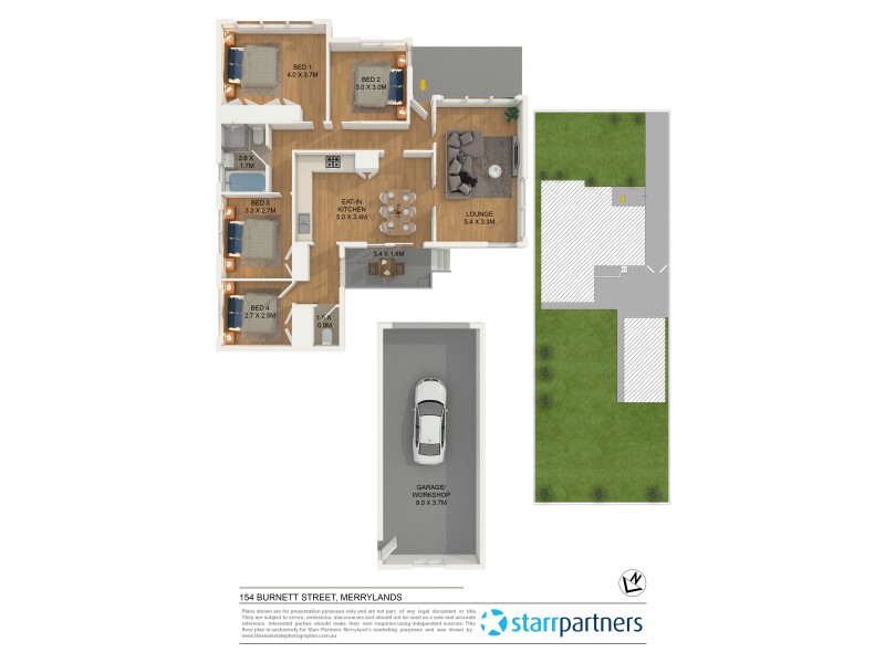 154 Burnett Street, Merrylands NSW 2160 Floorplan
