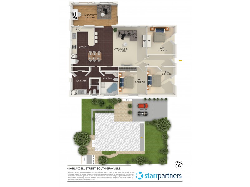 416 Blaxcell Street, Granville NSW 2142 Floorplan