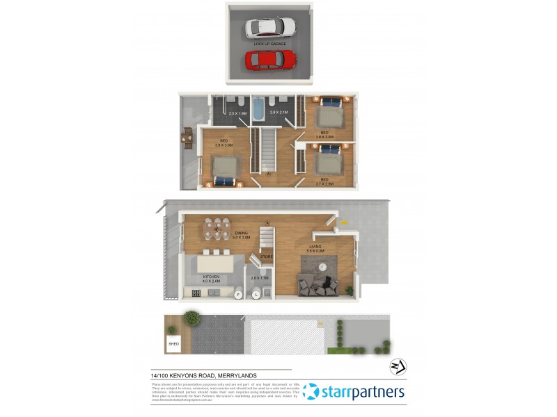 14/100 Kenyons Road, Merrylands NSW 2160 Floorplan