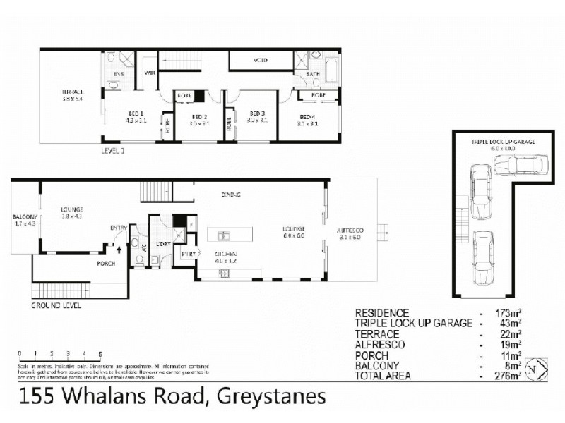 155  Whalans Rd,, Greystanes NSW 2145 Floorplan