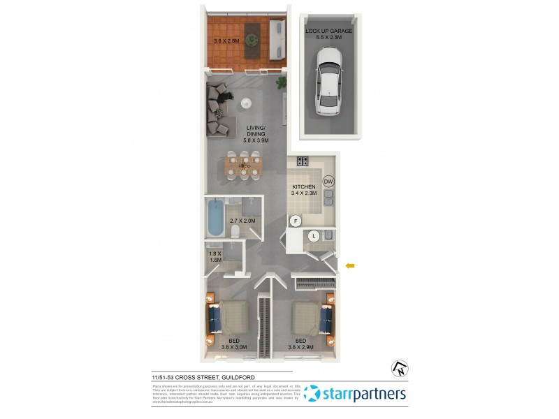 11/51-53 Cross Street, Guildford NSW 2161 Floorplan