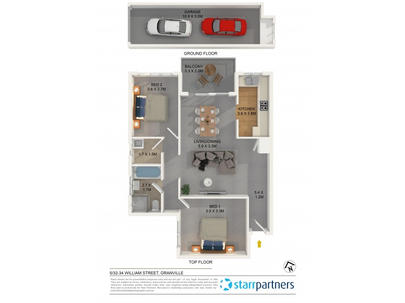 5/32-34 William Street, Granville NSW 2142 Floorplan