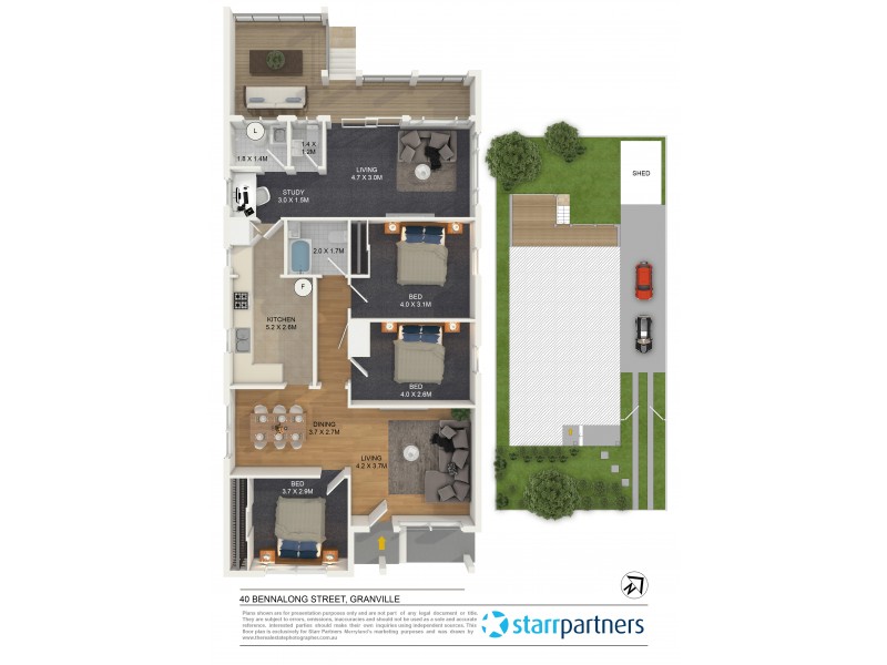 40 Bennalong Street, Granville NSW 2142 Floorplan
