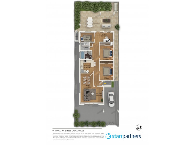 14 Waratah Street, Granville NSW 2142 Floorplan