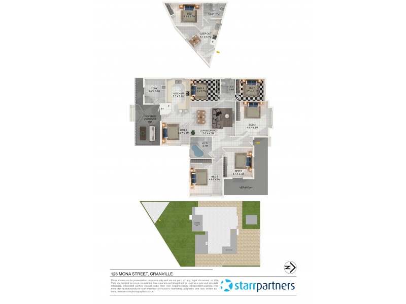 126 Mona Street, Granville NSW 2142 Floorplan