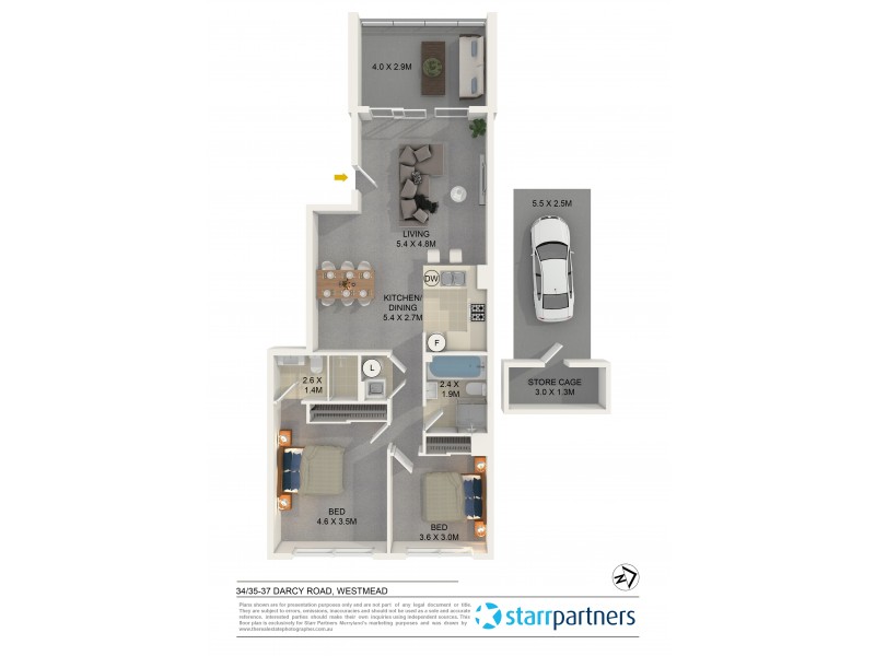 34/35-37 Darcy Road, Westmead NSW 2145 Floorplan