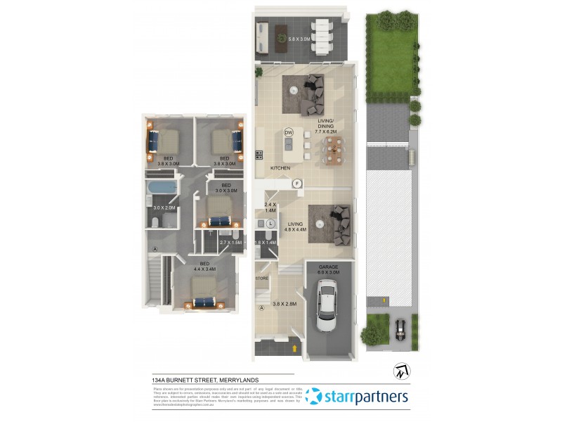 134a Burnett Street, Merrylands NSW 2160 Floorplan