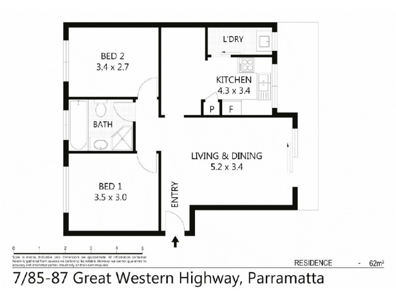 7/85-87  Great Western Highway, Parramatta NSW 2150 Floorplan