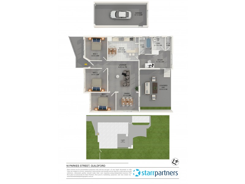 16 Parkes Street, Guildford NSW 2161 Floorplan
