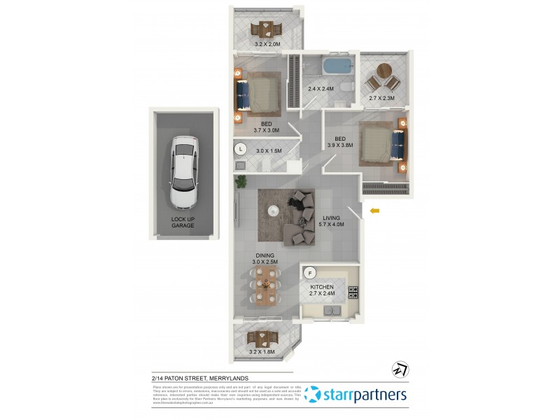 2/14-16 Paton Street, Merrylands NSW 2160 Floorplan