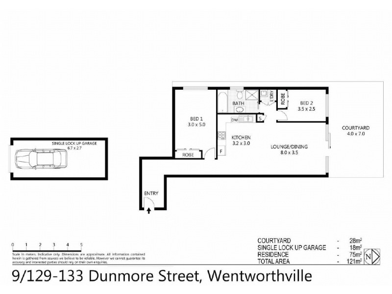 9/129-133  Dunmore Street, Wentworthville NSW 2145 Floorplan