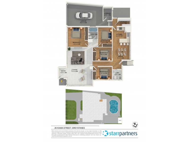 26 Kiama Street, Greystanes NSW 2145 Floorplan