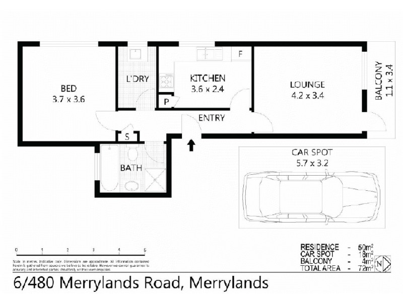 6/480  Merrylands Road, Merrylands NSW 2160 Floorplan