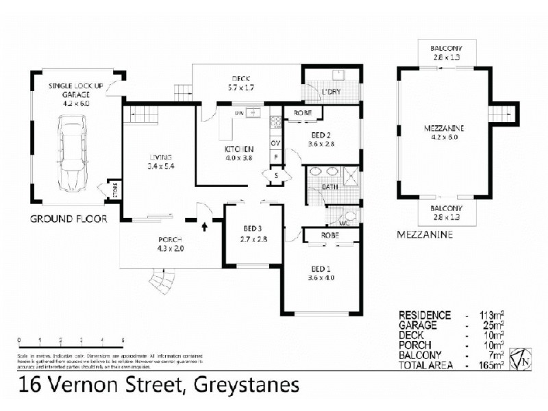 16  Vernon Street, Greystanes NSW 2145 Floorplan