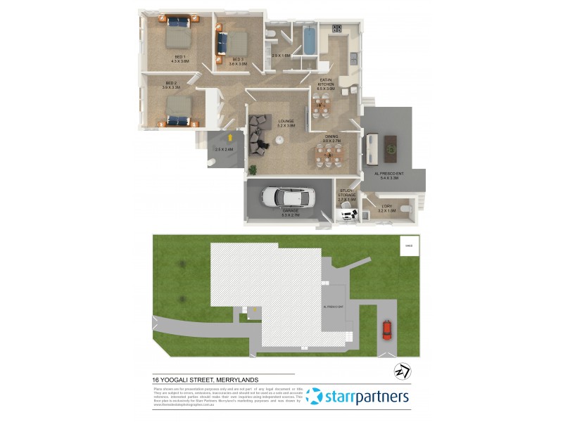 16 Yoogali Street, Merrylands NSW 2160 Floorplan