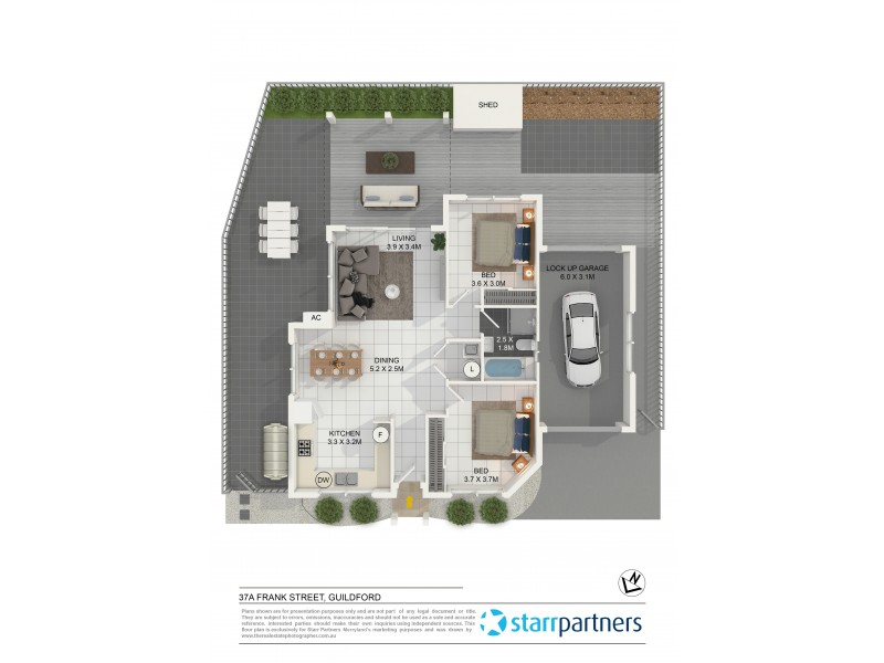 37a Frank Street, Guildford NSW 2161 Floorplan