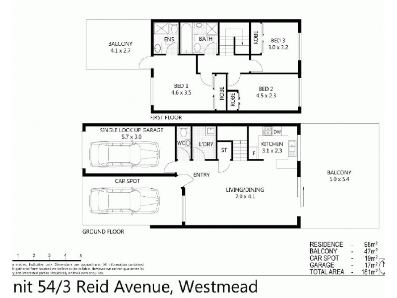 54/3  Reid Avenue, Westmead NSW 2145 Floorplan