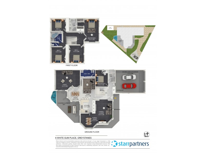 8 White Gum Place, Greystanes NSW 2145 Floorplan