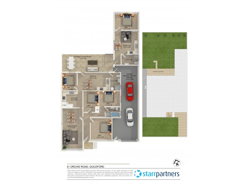 21 Orchid Road, Guildford NSW 2161 Floorplan
