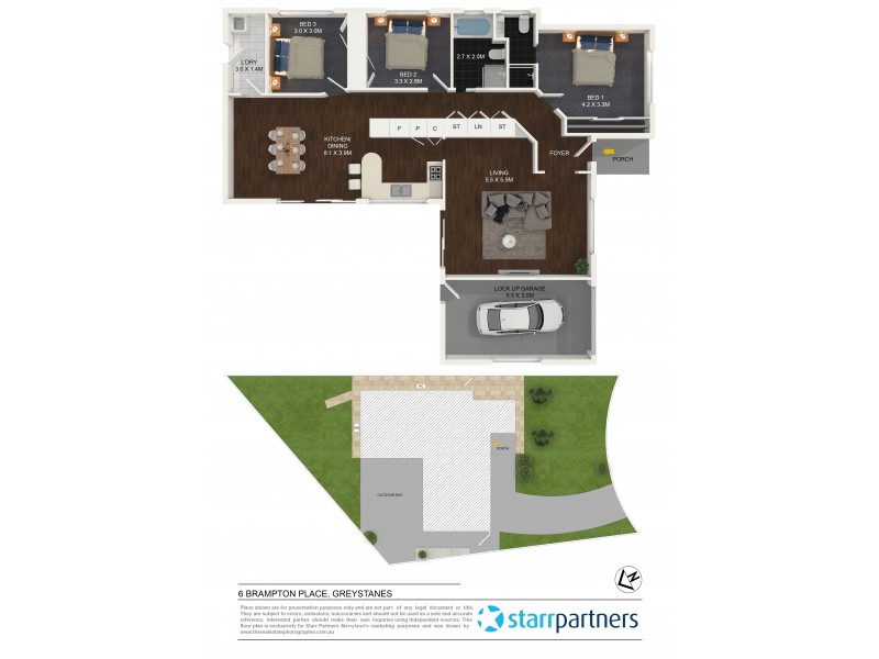6 Brampton Place, Greystanes NSW 2145 Floorplan