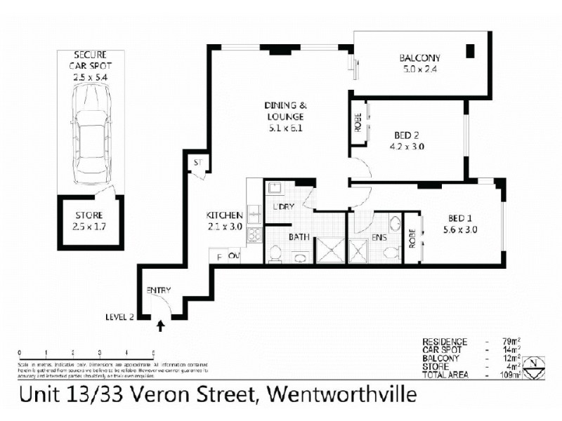 13/33-39  Veron Street, Wentworthville NSW 2145 Floorplan