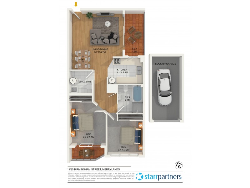 13/25-31 Birmingham Street, Merrylands NSW 2160 Floorplan