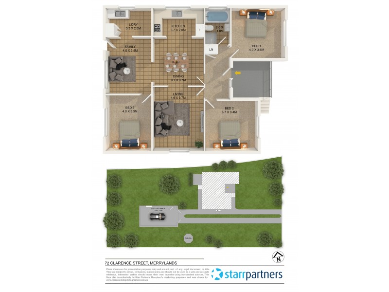 72 Clarence Street, Merrylands NSW 2160 Floorplan