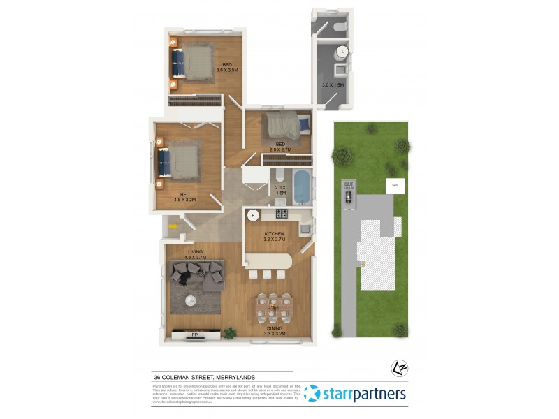 36 Coleman Street, Merrylands NSW 2160 Floorplan