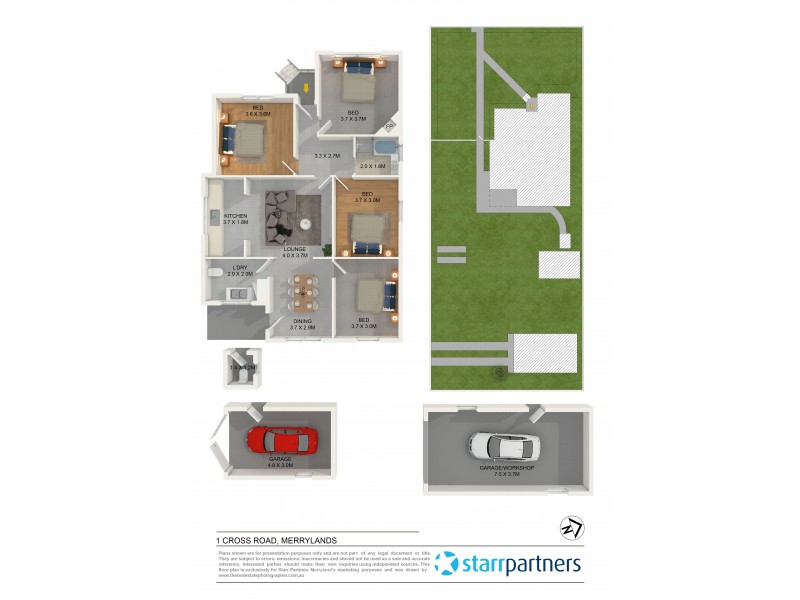1 Cross Road, Merrylands NSW 2160 Floorplan