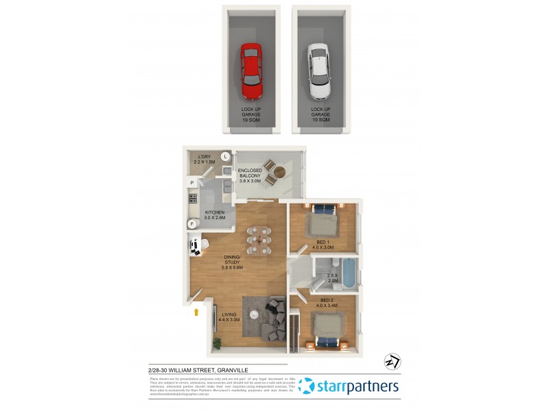 2/28-30 William Street, Granville NSW 2142 Floorplan