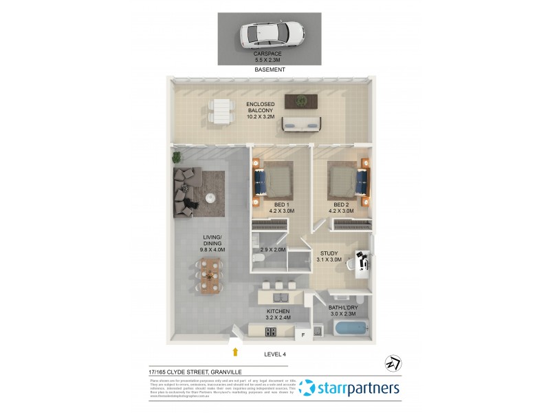 17/165 Clyde Street, Granville NSW 2142 Floorplan