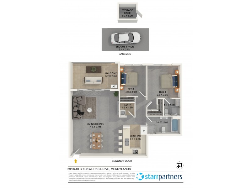 39/28-40 Brickworks Drive, Merrylands NSW 2160 Floorplan