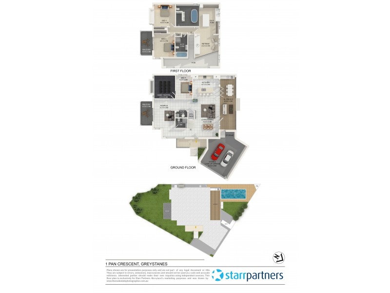1 Pan Crescent, Greystanes NSW 2145 Floorplan