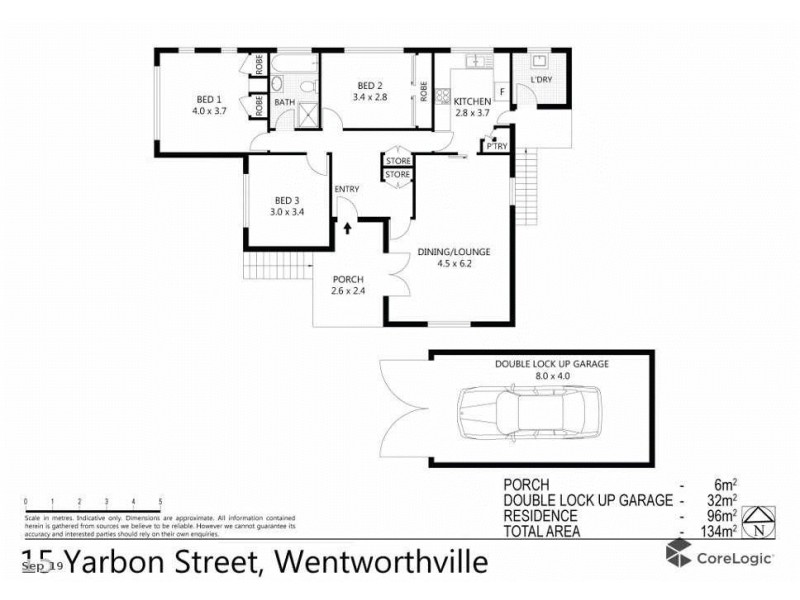 15  Yarbon Street, Wentworthville NSW 2145 Floorplan
