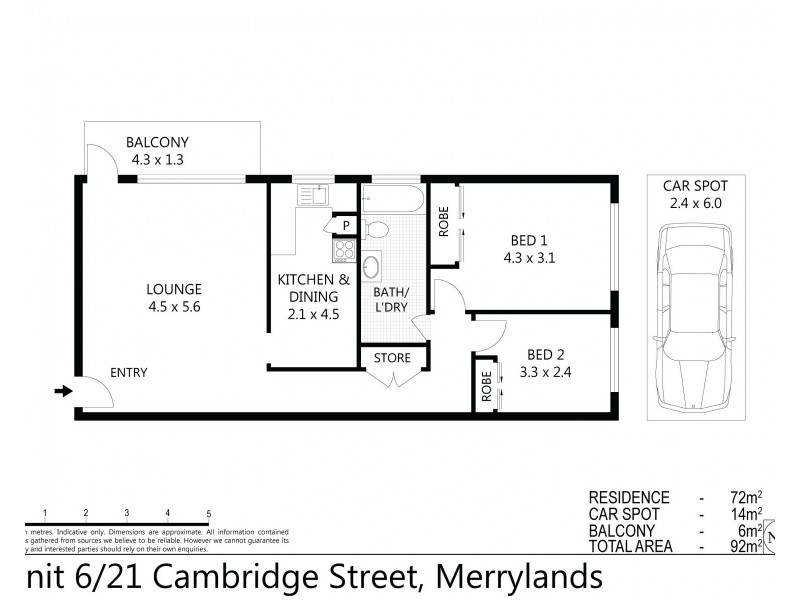 06/21 Cambridge St, Merrylands NSW 2160