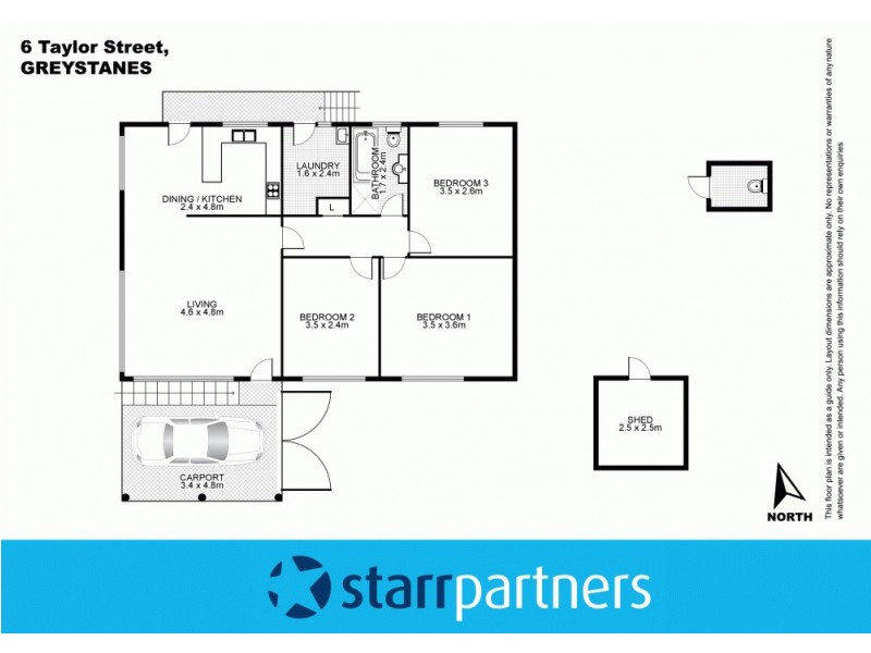 6 Taylor Street, Greystanes NSW 2145 Floorplan