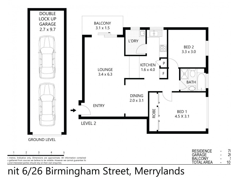 6/26 Birmingham St, Merrylands NSW 2160