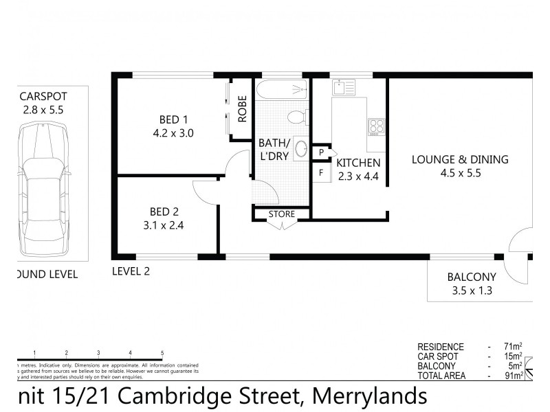 15/21 Cambridge St, Merrylands NSW 2160