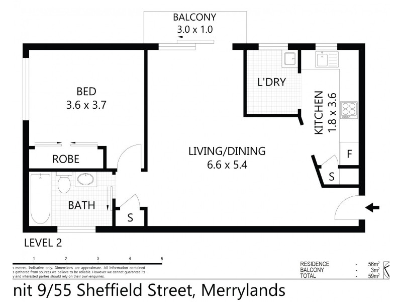 9/55 Sheffield St, Merrylands NSW 2160