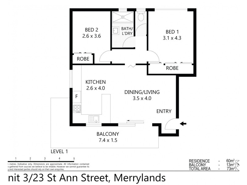 3/23 St Ann St, Merrylands NSW 2160