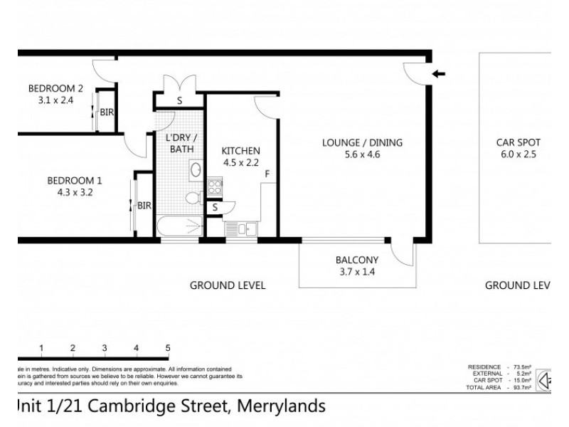 01/21 Cambridge St, Merrylands NSW 2160