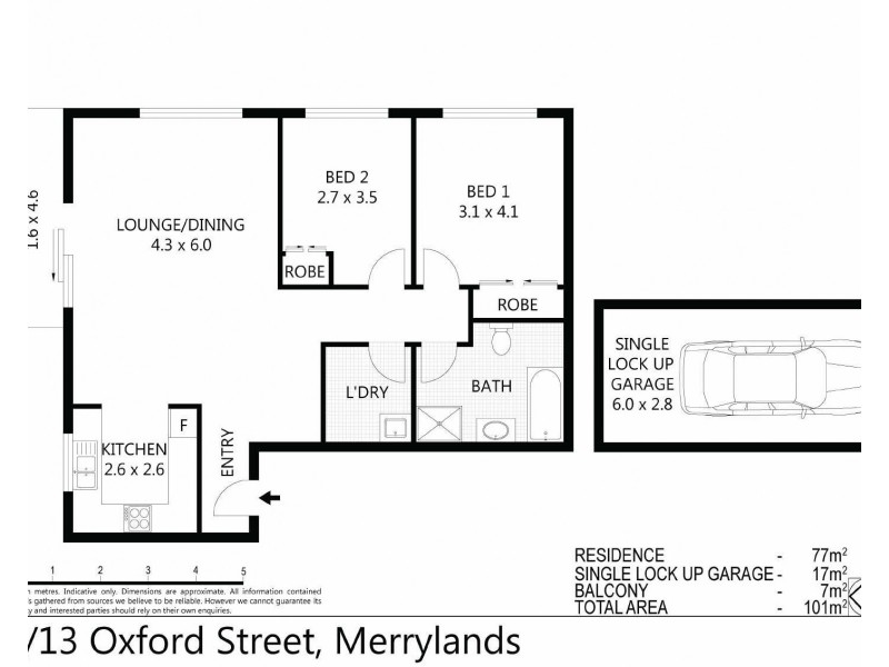 9/13 Oxford St, Merrylands NSW 2160