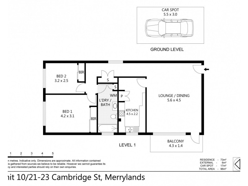 10/21 Cambridge St, Merrylands NSW 2160