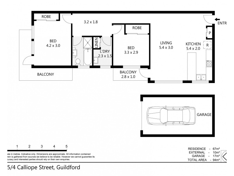 5/4 Calliope St, Guildford NSW 2161