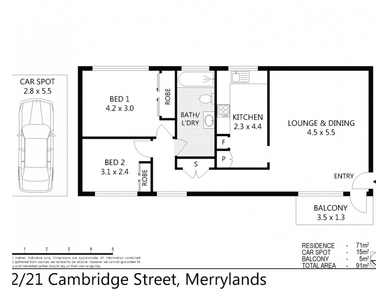 12/21 Cambridge St, Merrylands NSW 2160