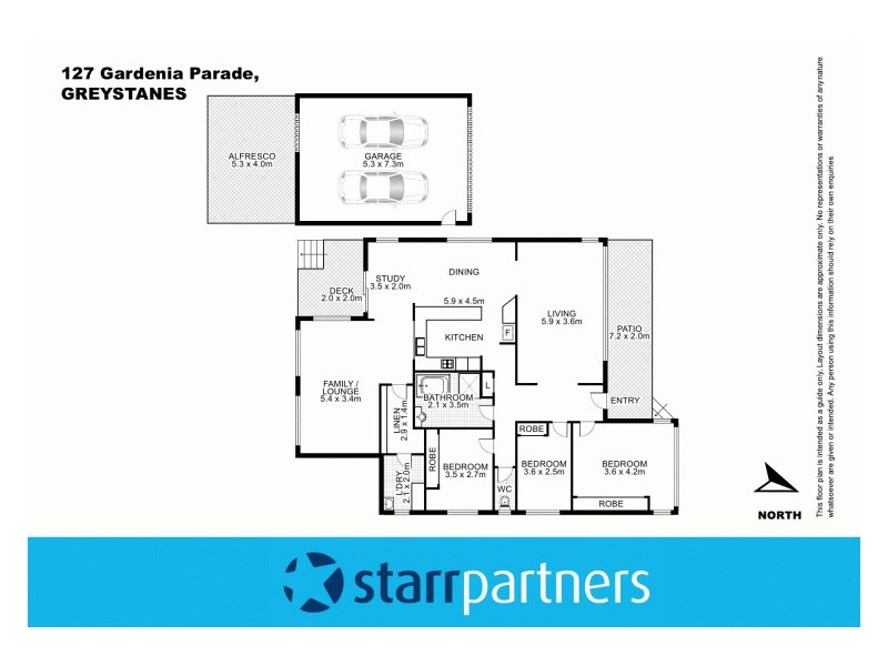 127 Gardenia Parade, Greystanes NSW 2145 Floorplan